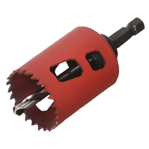 morse advance bimetal hole saw with arbor  1