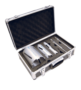 MEXCO 7 PIECE DCX90 SLOTTED DRY CORE DRILL KIT-0