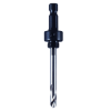 (product) M K MORSE MA34CT ARBOR WITH 3/8" ( 9.5 mm ) HEXAGONAL SHANK WITH CARBIDE TIPPED PILOT DRILL