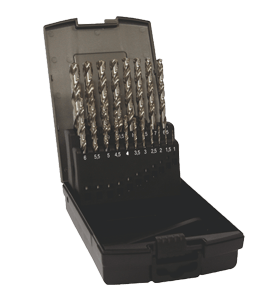 dart 19 piece hss ground twist drill set