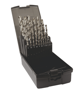 dart 25 piece hss ground twist drill set