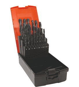 dart 25 piece hss twist drill set