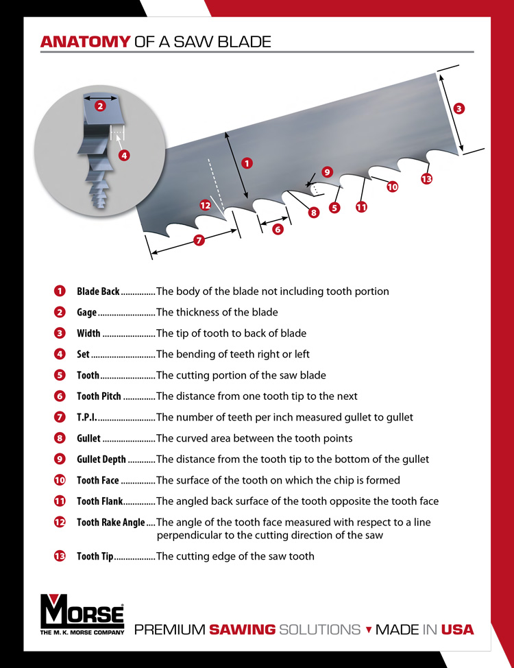 Anatomy of a Saw Blade